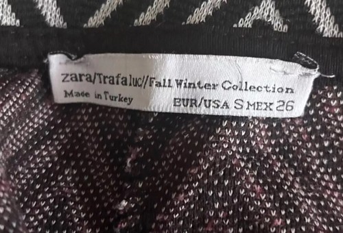 Zara Trafaluc Short Sleeve Geometric Print T-Shirt Dress Summer Wear US Size S - Picture 6 of 6
