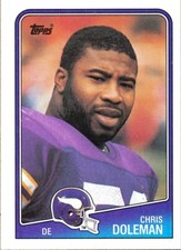 1988 TOPPS Chris Doleman RC VIKINGS FALCONS 49ERS Pitt-PANTHERS HOF