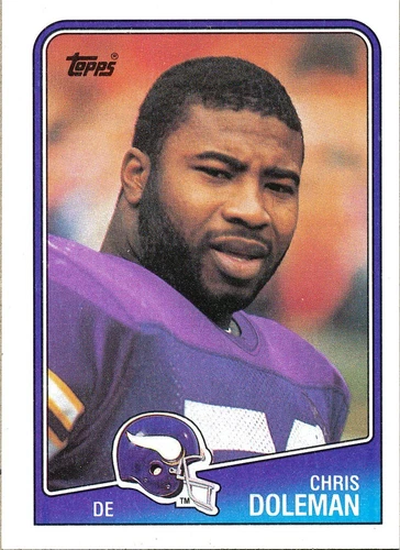 1988 TOPPS Chris Doleman RC VIKINGS FALCONS 49ERS Pitt-PANTHERS HOF