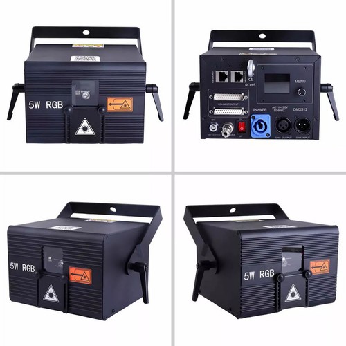 App Edit 5W RGB iLDA DMX Animation laser projector For Wedding Party Stage Light - Picture 3 of 16