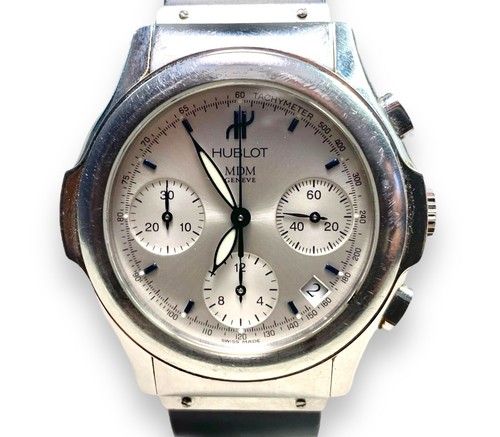 Hublot MDM Chronograph Datum graues Zifferblatt Automatik Herrenuhr 1810