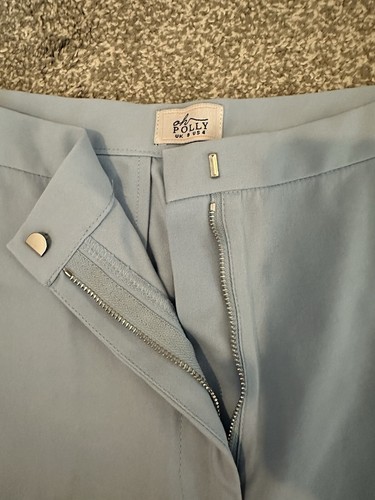 Oh Polly High Waist Sky Blue Wide Leg Trousers Size 8 Ladies - Picture 2 of 7