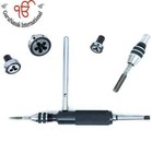 Lathe Tailstock Tap And Die Holder Set Mt1 Shank Threading Tapping Kit 8 Pc Set.