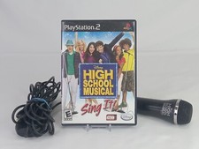 High School Musical: Sing It (Sony PlayStation 2, 2007) CIB Complete PS2 w/Mic