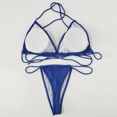 Sexy Damen Bikini Push-up Split-Typ Beachwear Bademode Badeanzüge S-XXL - Bild 12 von 40