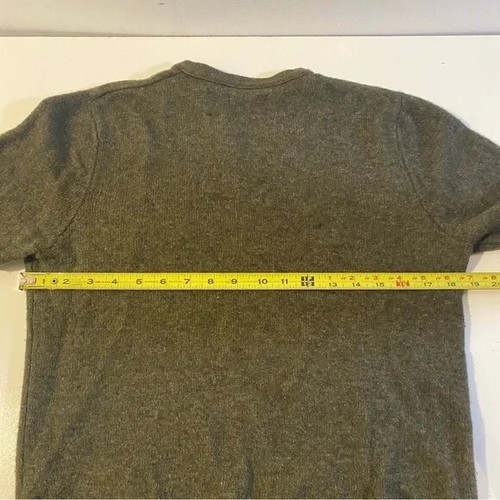 Abercrombie & Fitch Muskelpullover 70% Lammwolle grün Größe S - Bild 7 von 9