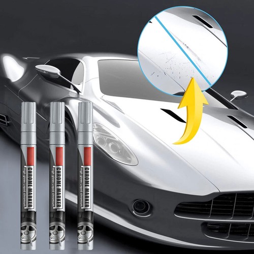 3Pcs Metallic Liquid Chrome Mirror Finish Paint Pen Art Pens Markers Pens - Picture 6 of 13