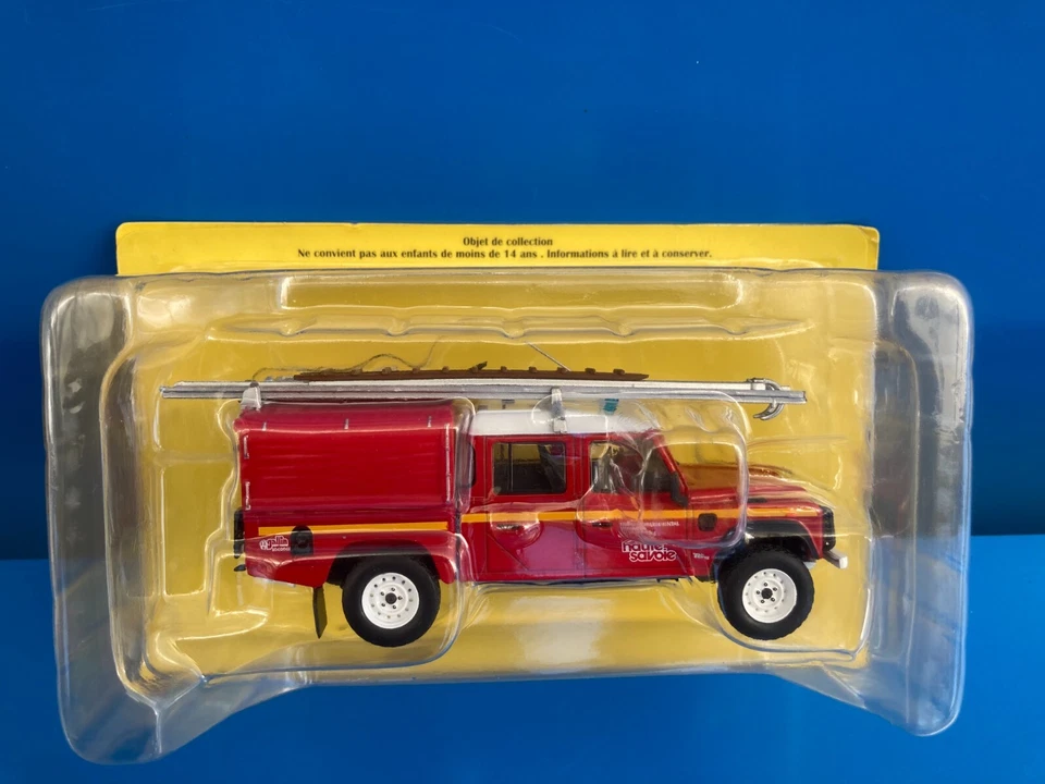 Pompiers 1/43 N°57 LAND ROVER DEFENDER VTUHR Véhicule ( HAUTE-SAVOIE ) HACHETTE - Photo 4/4