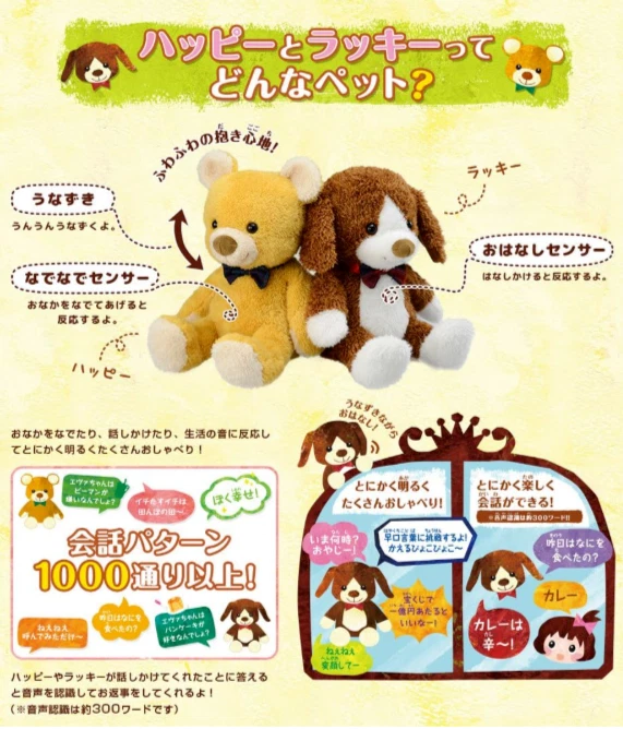 TOMY ¡Un animal de peluche que puede hablar en japonés! Juguete de peluche de... - Imagen 4 de 4