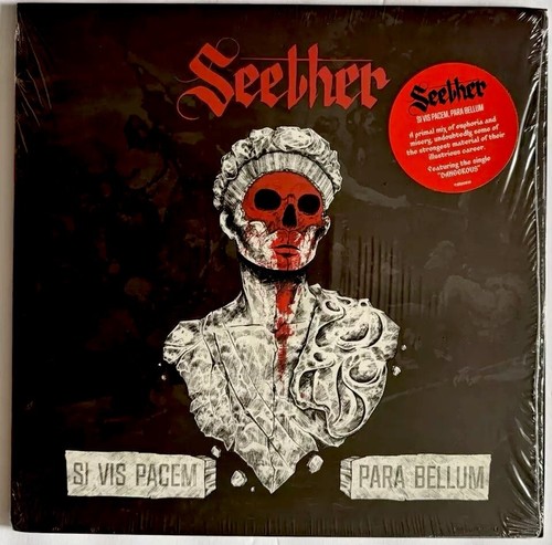 SEETHER – Si Vis Pacem,Para Bellum 2xLP Red w/Black Splatter Ltd Vinyl Like New - Picture 1 of 5