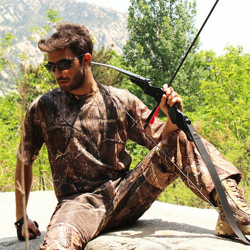 60" ILF Archery Recurve Bow 30-60lbs 17'' Bow Riser Aluminum American Hunting - Picture 12 of 14
