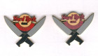 Hard Rock Cafe CROSSED KNIVES  DESSER AND FRIES STAFF Pin