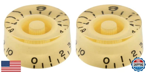 Allparts PK-0130-028 Cream Speed Knobs
