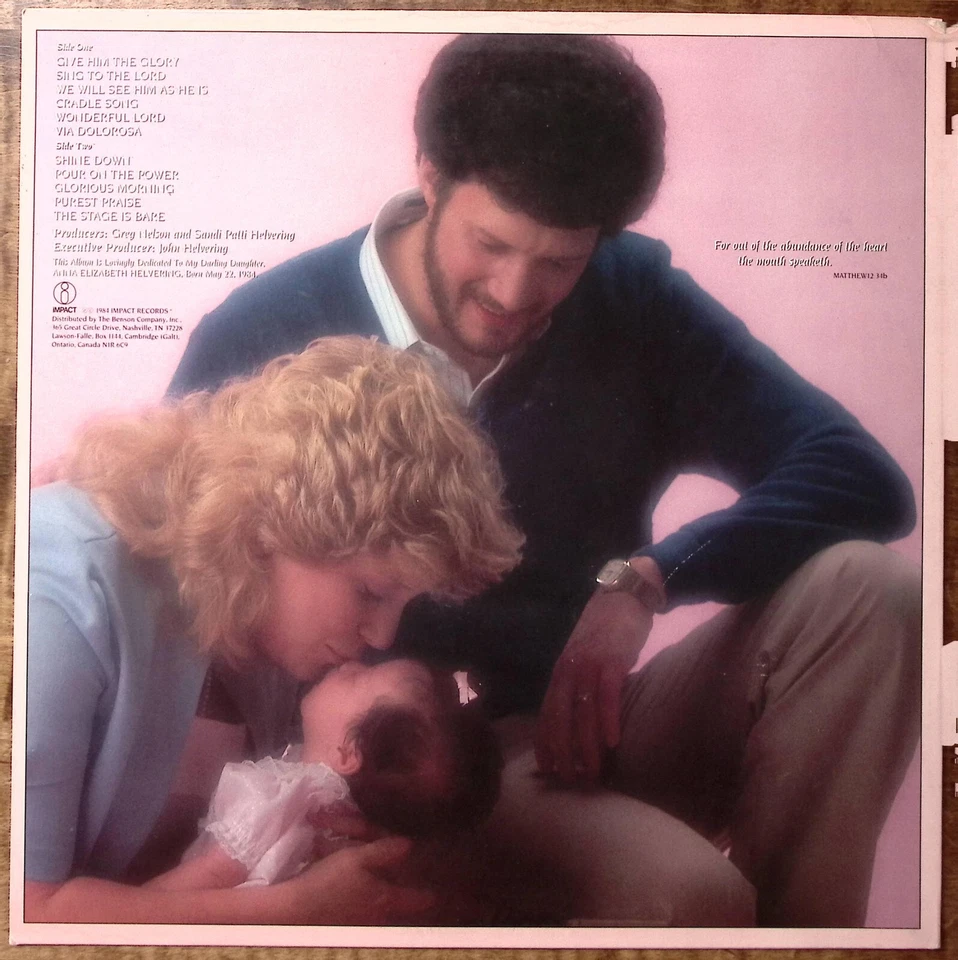 SANDI PATTI SONGS FROM THE HEART IMPACT RECORDS EXC VINYL LP 191-64 - Image 2 of 4