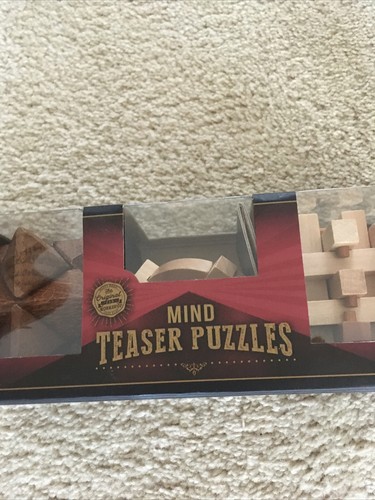 The Original Fun Workshop ~ Mind Teaser Puzzles (3) NIB - Picture 1 of 7