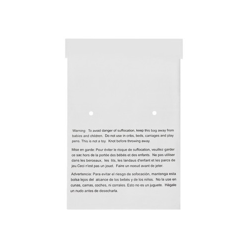 5000 12x17 EcoSwift Self Seal Suffocation Warning Clear Poly Bags Free Shipping - Picture 5 of 6