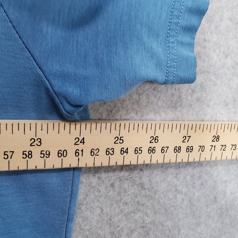 Black Clover Golf Polo Shirt Mens XL Blue Performance Stretch Short