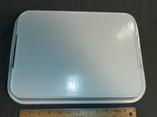 Miracle Melamine Wares Tray White Multicolor Floral Double Handle 19x11.5" - Picture 5 of 13