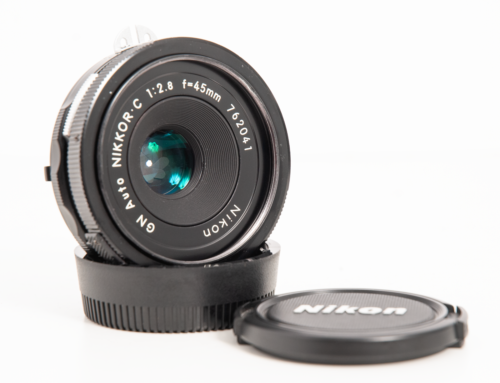 Nikon GN Auto Nikkor R-C 45mm f/2.8 ai *Exc+ READ Sharp Pancake Prime Lens