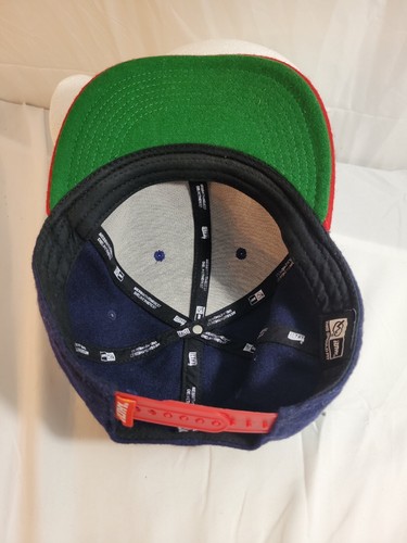 CAPPELLO SNAPBACK ILTHY CLEVELAND INDIANS CHIEF WAHOO CHIEF MILLE lana raro - Foto 6 di 10