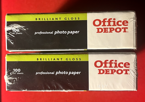 Brilliant Gloss Professional Photo Paper 2 Pack  4x6" 100 Count Sealed - Picture 2 of 3