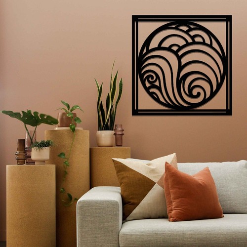 Abstract Wall Art Modern Decor Home Hanging Art Wooden Wall Decoration Design - Picture 4 of 10