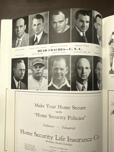 1938 Vintage College Football Program Wake Forest vs North Carolina - Picture 16 of 21