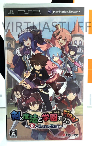 KEN TO MAHOU TO GAKUEN MONO, FINAL, SONY PSP, ESCLUSIVE JAPAN MARKET, NEW SEALED - Picture 1 of 3