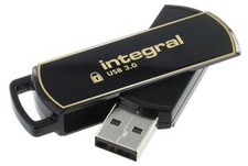 Secure 360 USB 3.0 Flash Drive with Secure Lock II, 32GB - INTEGRAL