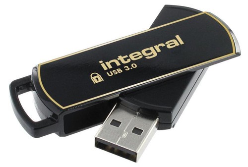 Secure 360 USB 3.0 Flash Drive with Secure Lock II, 32GB - INTEGRAL - Picture 1 of 2
