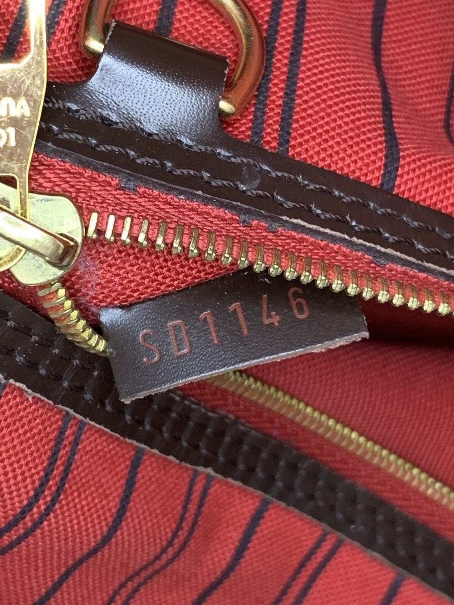 Louis Vuitton Delightful mm Damier Ebene Hobo Tote Shoulder