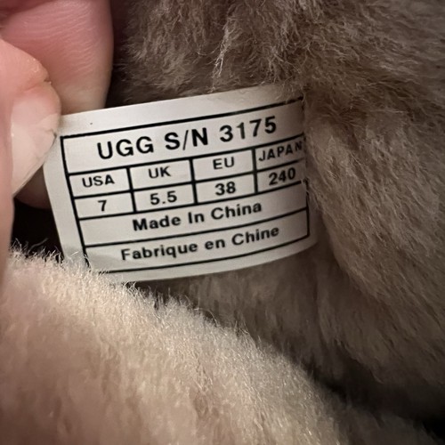 UGG Leder Lammfell Overknee Bailey Butt Stiefel in Lotus Braun RAR Größe 7 - Bild 18 von 18
