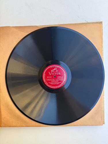Paganini Concerto No. 1 12" 78 RPM Record Set Victor Red Seal Classical - Foto 10 di 16