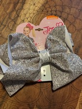 JoJo Siwa Hair Bow Sequin Glitter Large Hair Bow Rhinestone Nwt