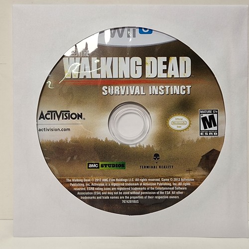 The Walking Dead: Survival Instinct Nintendo Wii U Disk Only Tested - Picture 2 of 7