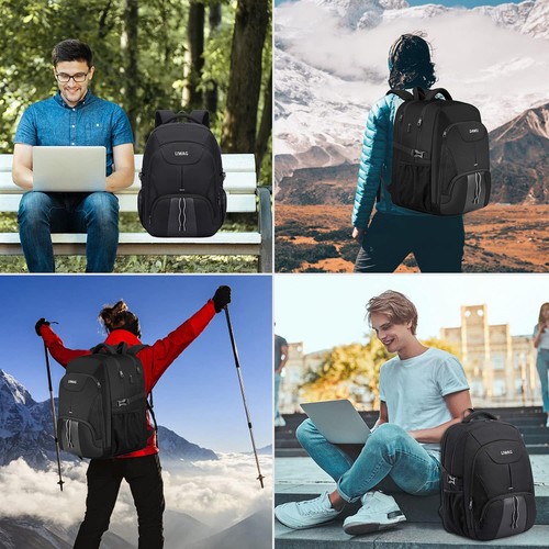 LIWAG Laptop Backpack, Black, 55L Capacity, TSA Friendly, 18.4inch, Black-a - 第 7/7 張圖片