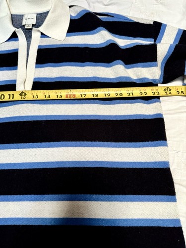 Vestido Polo Maeve Tonos De Azul Rayas Talla M Algodón. Antropología. Casual - Imagen 6 de 8
