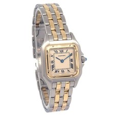 Orologio Cartier Panthere SM 2 file ref.166921 quarzo 18KYG SS 135734