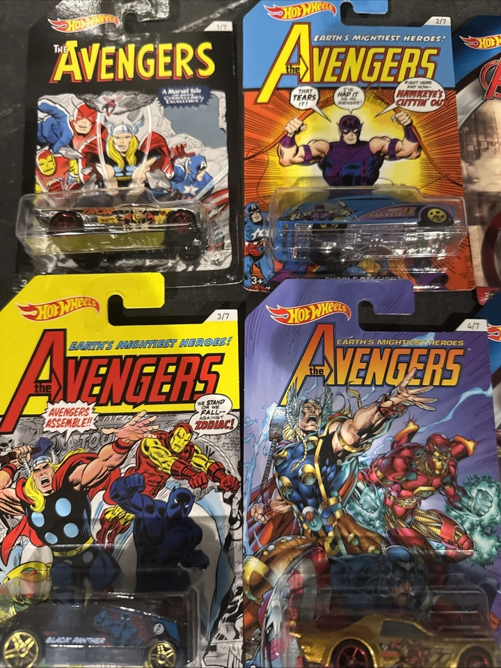 Hot Wheels Marvel Lot Of 18 Captain America Avengers Iron-Man Thor Hulk - Image 2 of 4