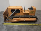 1960s TONKA Giant Bulldozer Vintage Orange Pressed Steel Toy Truck