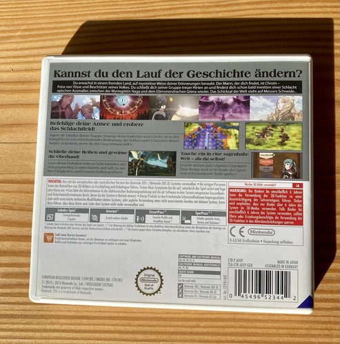 Nintendo 3ds Fire Emblem Awakening 100 % Original CIB - Bild 2 von 3