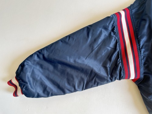Vintage Cleveland Indians Jacket Mens XL Blue Starter Diamond Collection 90s - Picture 5 of 17