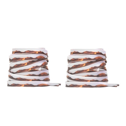 Flat Polyester Shoe Laces For Sneakers Athletic Footwear Shoe Accessories - Picture 12 of 15
