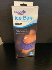Equate Reusable Cold Therapy Ice Bag, 9-Inch for Pain Relief, New