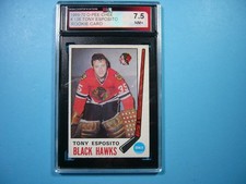1969/70 O-PEE-CHEE NHL HOCKEY CARD #138 TONY ESPOSITO ROOKIE RC KSA 7.5 NM+ OPC