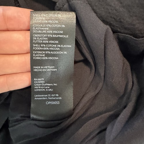 NEW Maeve Anthropologie Plus Size Black Open Back Mini Dress Cocktail 20W $160 - Picture 9 of 10
