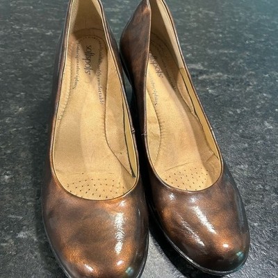 Softspots Women's Mottled Brown Pumps size 11N