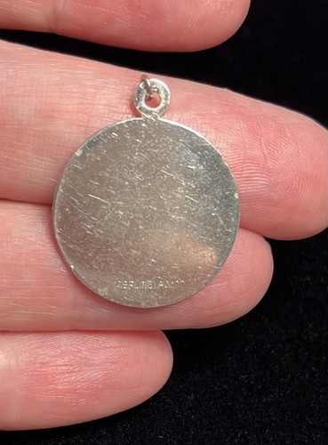 VTG Sterling Silver Charm QU HIER QUE DEMAIN Love More Today Less Than Tomorrow - Picture 2 of 6