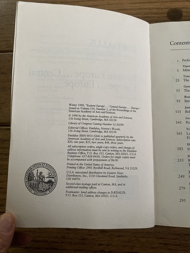 Daedalus- Journal of the American Academy of Arts and Sciences Winter 1990. PB - Picture 5 of 13