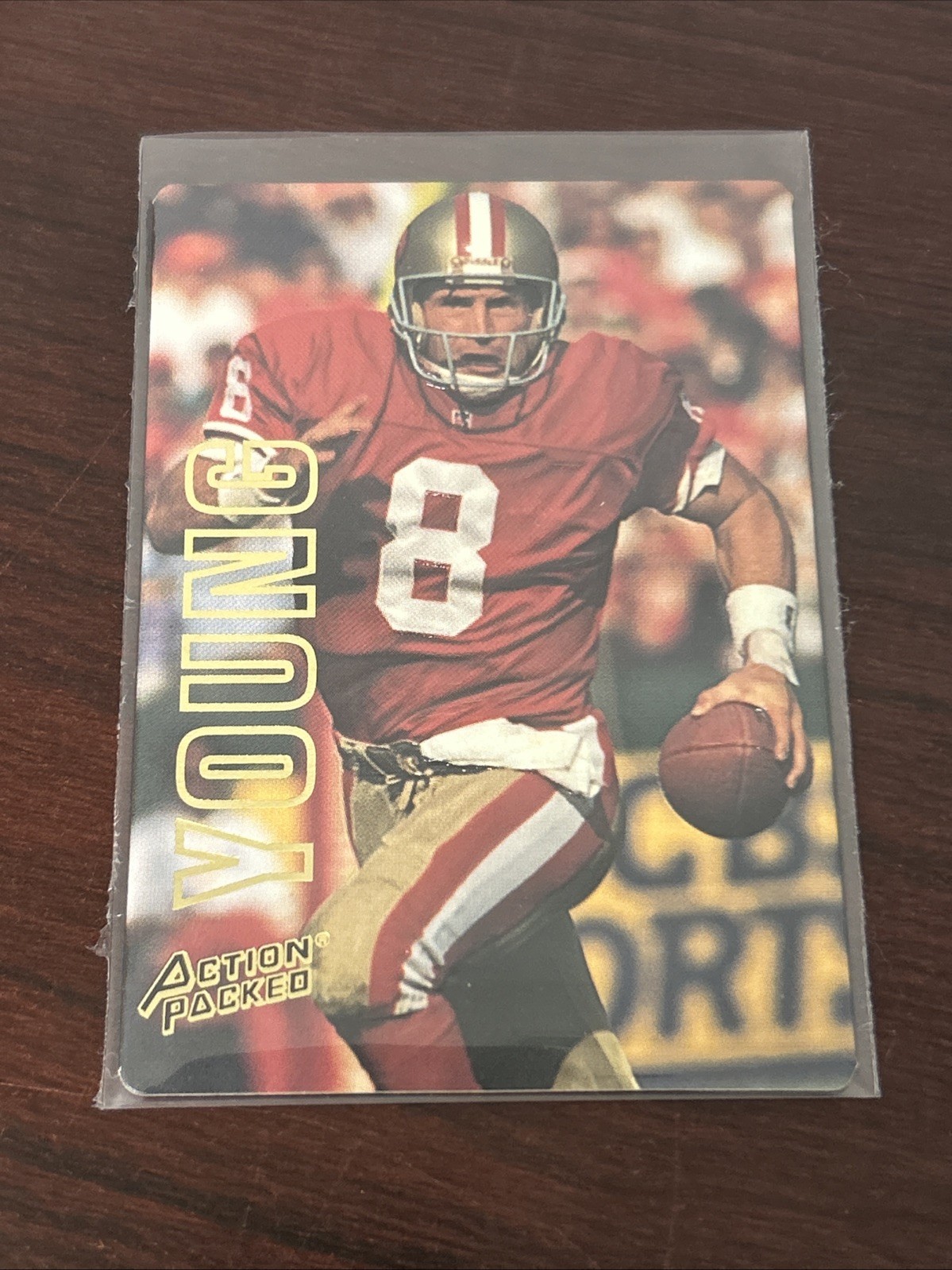 1993 Action Packed Prototypes Steve Young #FB3 HOF